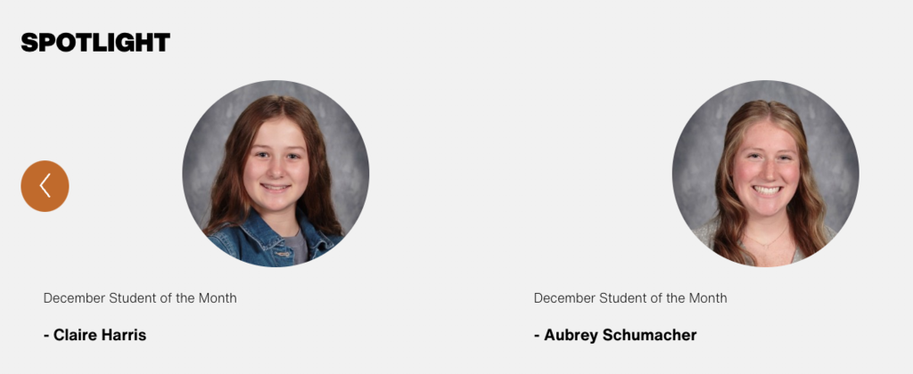 december student of the month